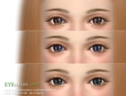 S-Club LL ts4 eyecolors 10