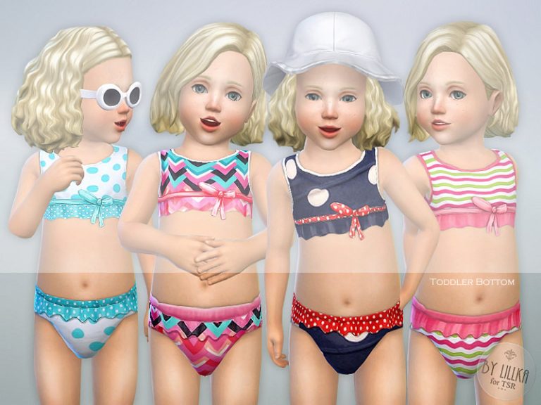 Toddler Bikini Set P01 - The Sims 4 Catalog