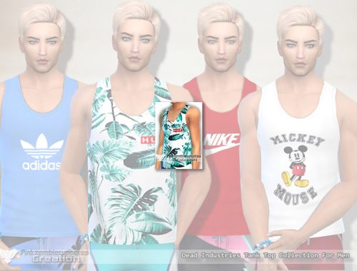 Dead Industries Tank Top Collection For Men