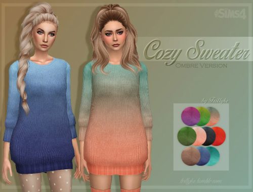 Trillyke - Cozy Sweaters & Tigh-High Socks