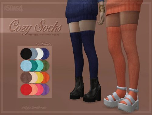 Trillyke - Cozy Sweaters & Tigh-High Socks