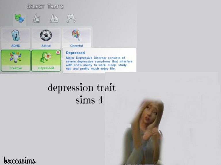 sims 4 mods depression