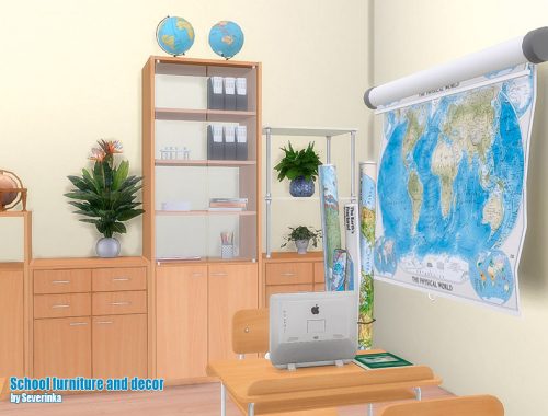 School furniture and decor