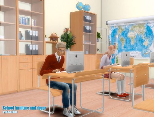 School furniture and decor