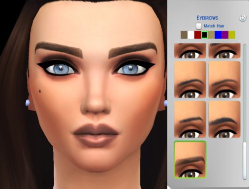 Perfect beauty eyebrows