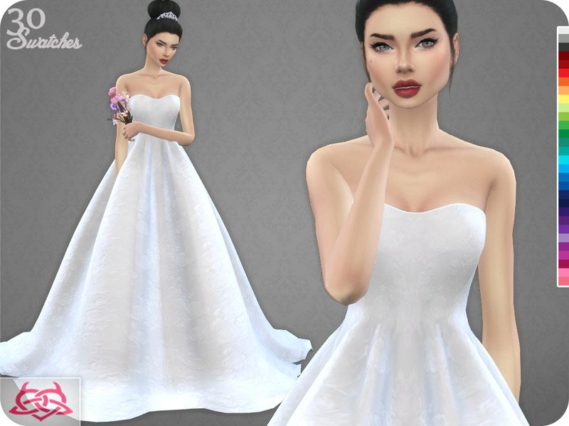 Wedding Dress 7 RECOLOR 1 (Needs mesh) - The Sims 4 Catalog