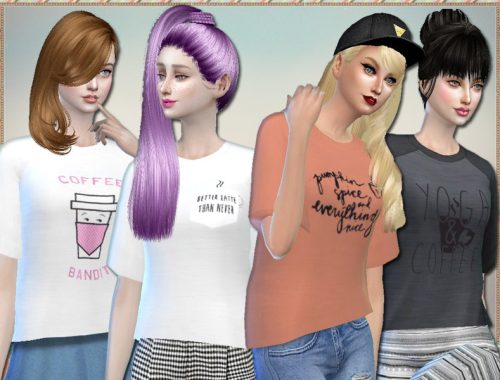 Coffee Tees - mesh needed