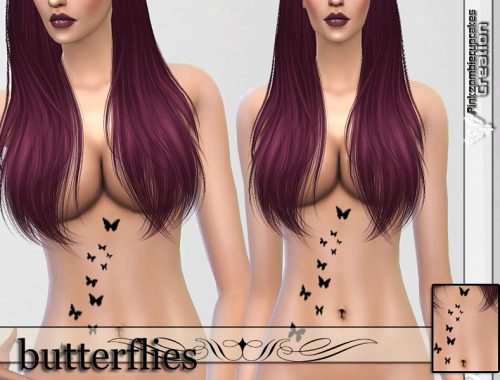 Butterfly Kiss Tattoo Pack