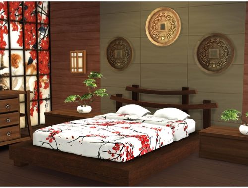 Asian bedroom