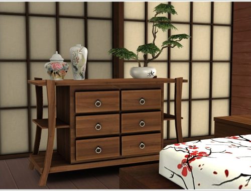 Asian bedroom