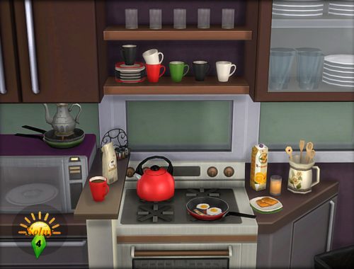 'Breakfast' decorative set