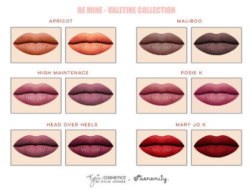 [KYLIE VALENTINE COLLECTION] Matte Lipsticks Mini Kit