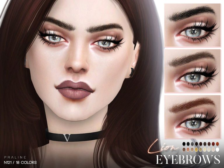 Lion Eyebrows N121 - The Sims 4 Catalog