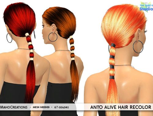 Anto Alive Hair Recolor - mesh needed