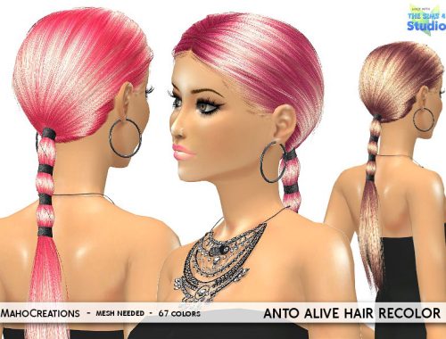 Anto Alive Hair Recolor - mesh needed