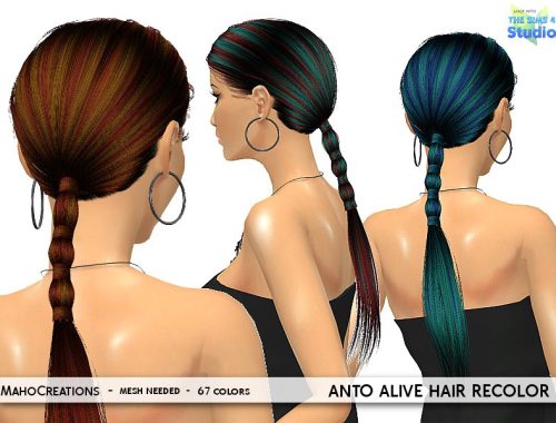 Anto Alive Hair Recolor - mesh needed