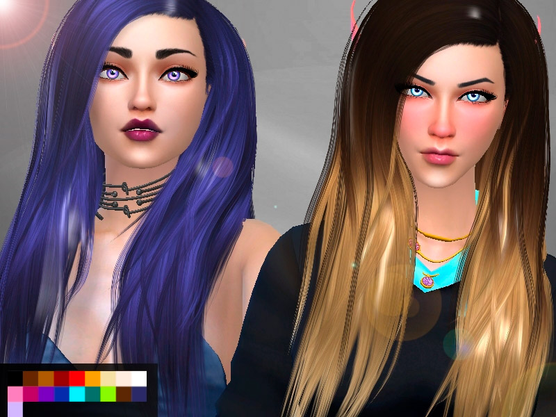 Retexture Hair Stealthic Misery - mesh needed - The Sims 4 Catalog