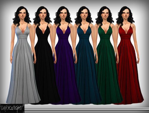 Silk Evening Gown