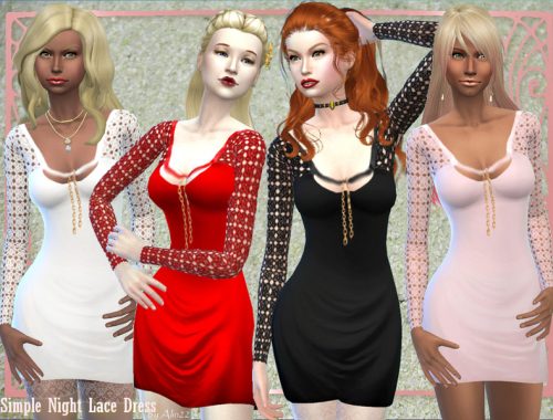 Simple Lace Dress