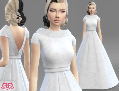 Wedding Dress 6 (original mesh)