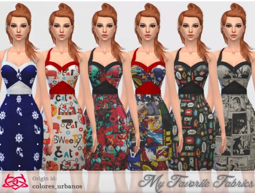 My Favorite Fabrics Pin Up dress02