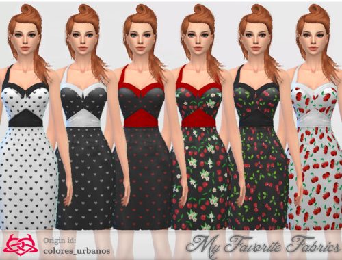 My Favorite Fabrics Pin Up dress02
