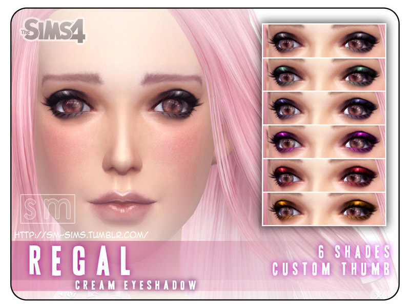 [ Regal ] - Cream Eyeshadow - The Sims 4 Catalog