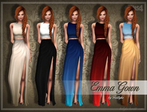 Trillyke - Emma Gown - mesh needed