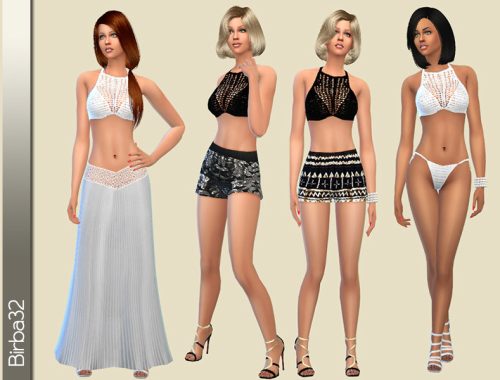 Crochet gypsy set