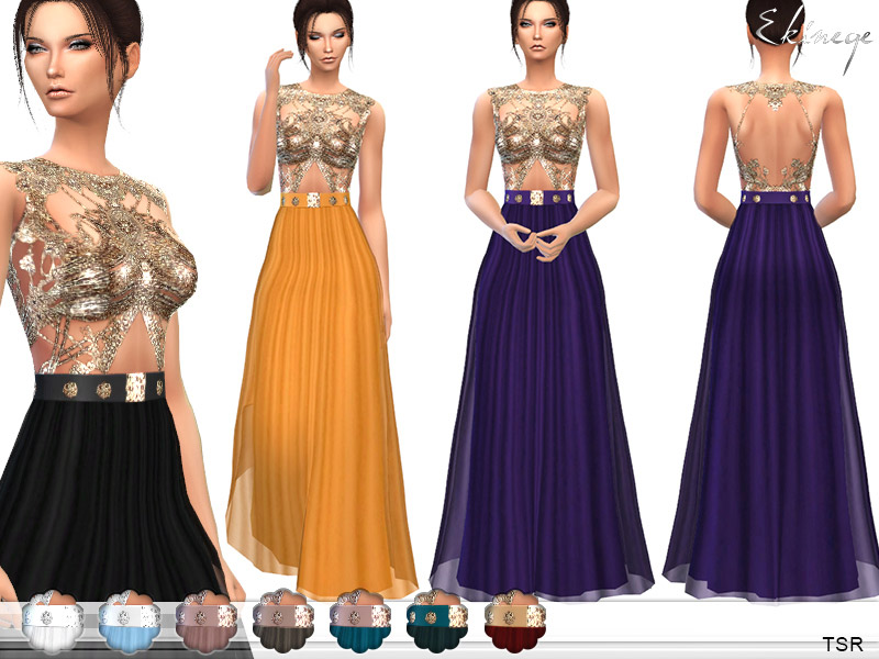 Jewel Embellished Dress - The Sims 4 Catalog