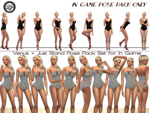 Second Life Marketplace - 81 Casual Female Modeling Poses and Animations  Bundle