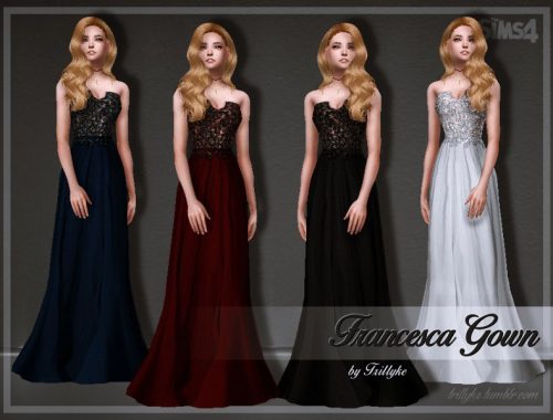Trillyke - Francesca Gown - mesh needed
