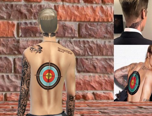 Justin Bieber Realistic Tattoo Set (COMPLETE)