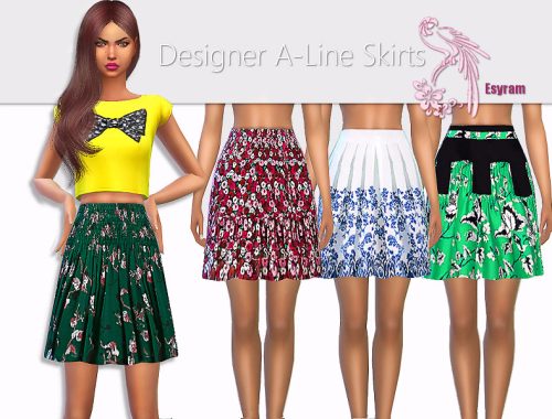 Designer A-Line Skirts