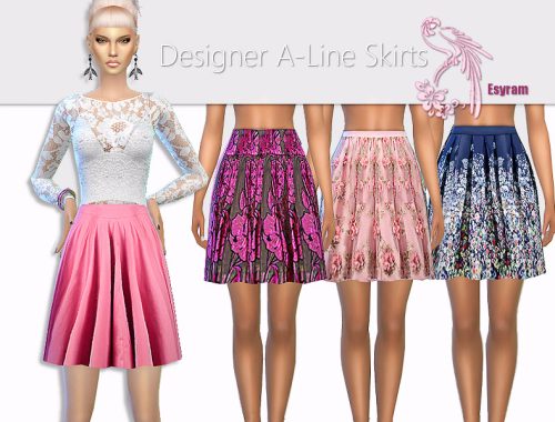 Designer A-Line Skirts