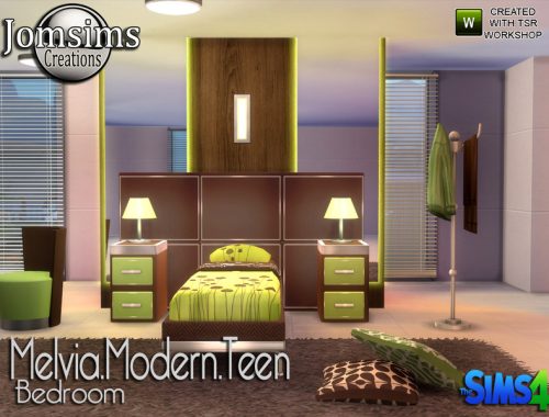 Melvia modern teen bedroom