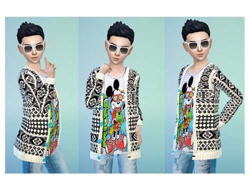 PZC_Mickey Mouse Fall Cardigan