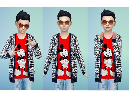 PZC_Mickey Mouse Fall Cardigan