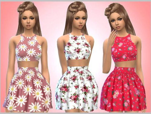 Floral Skater Dresses