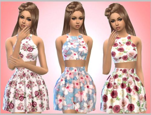 Floral Skater Dresses
