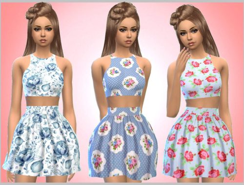 Floral Skater Dresses