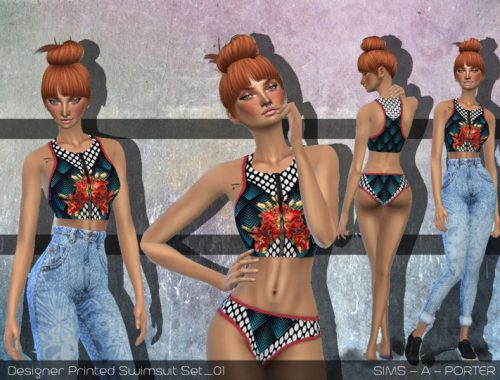 SimsAPorter_AF_Designer_Printed swimsuit_Set_01