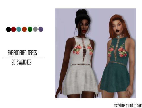 Embroidered Dress