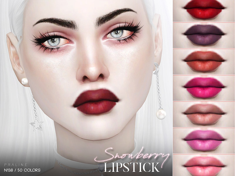 Snowberry Lipstick N138 - The Sims 4 Catalog