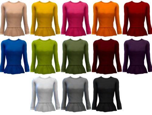 Empusa Peplum Top