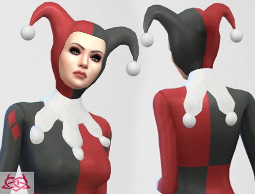 Set Hat/Outfit/Shoes Harley Quinn