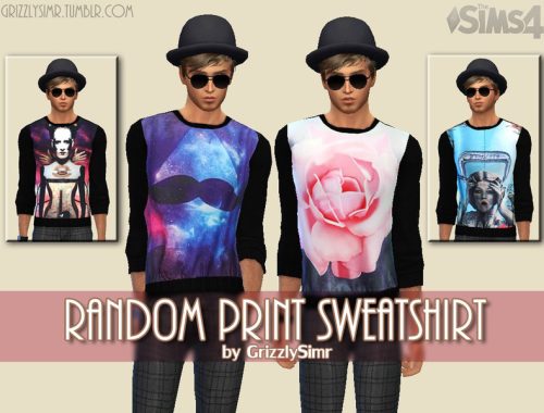 HIS & HER Animal and Random Print Sweatshirts