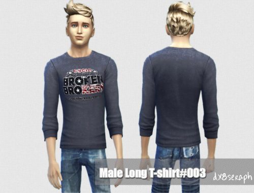 Male Long T-Shirt#001