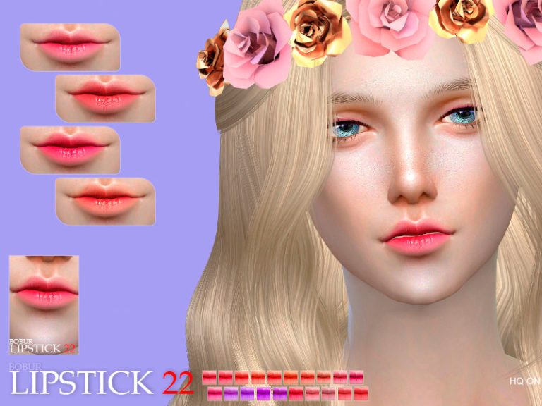 Bobur Lipstick 22 - The Sims 4 Catalog