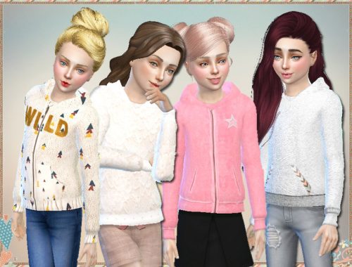 Wild Hooded Sweatshirts For Kids
